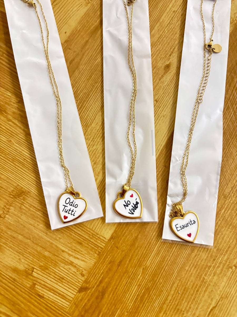 Collana mood heart