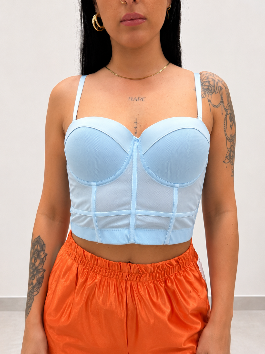 Soft Blue Corset