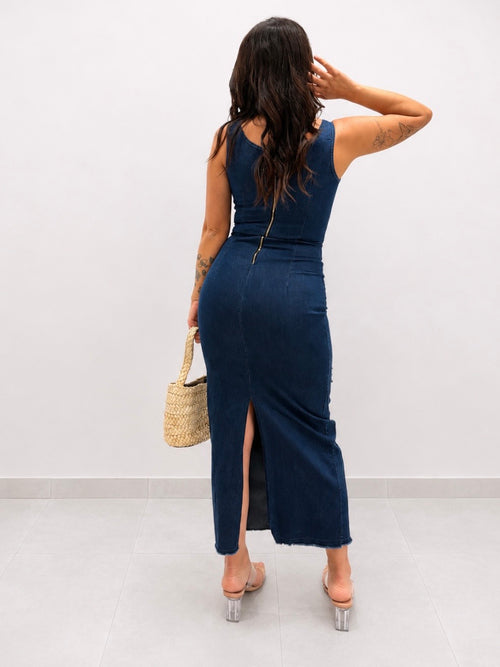 Abito midnight denim