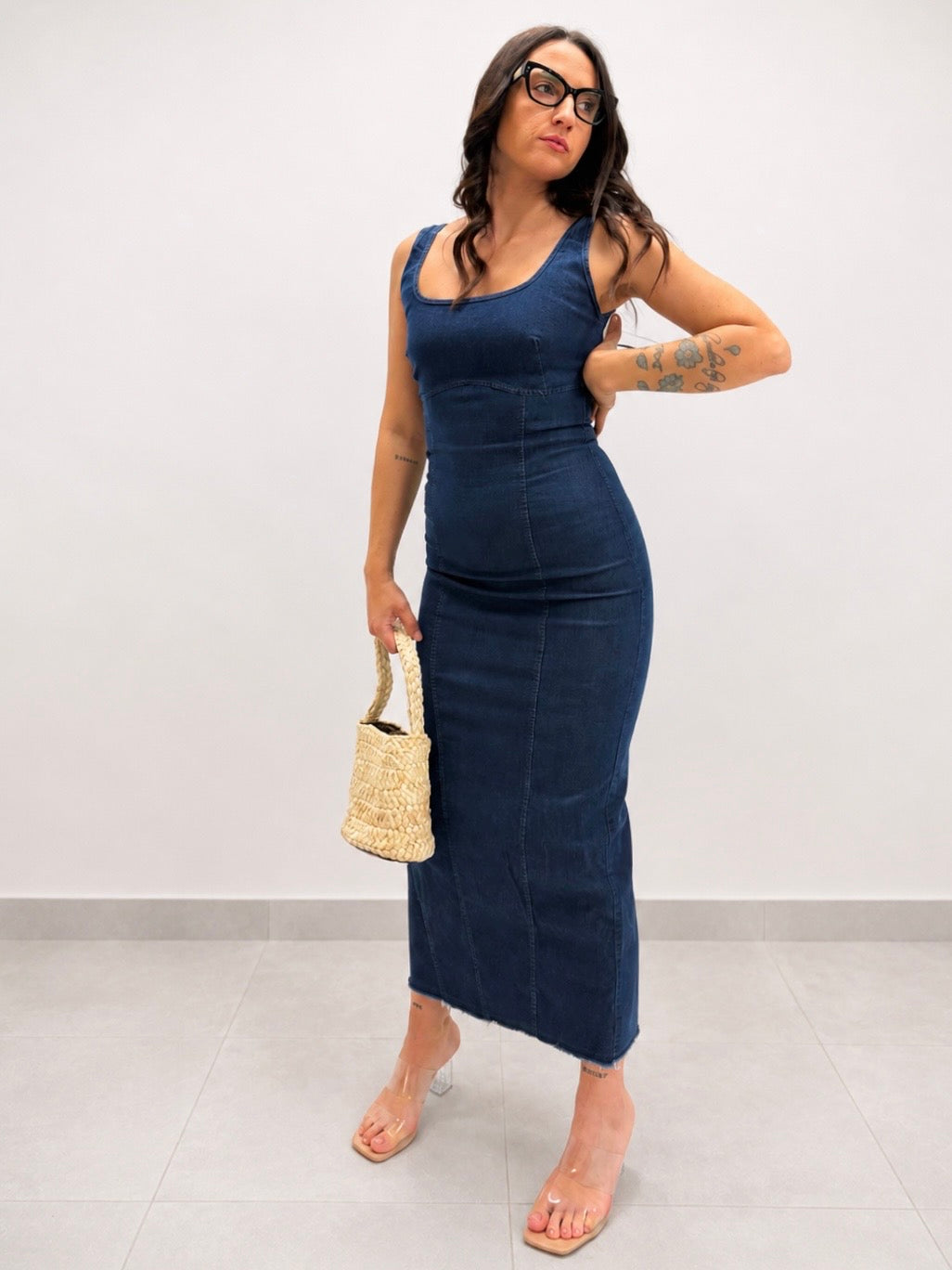 Abito midnight denim