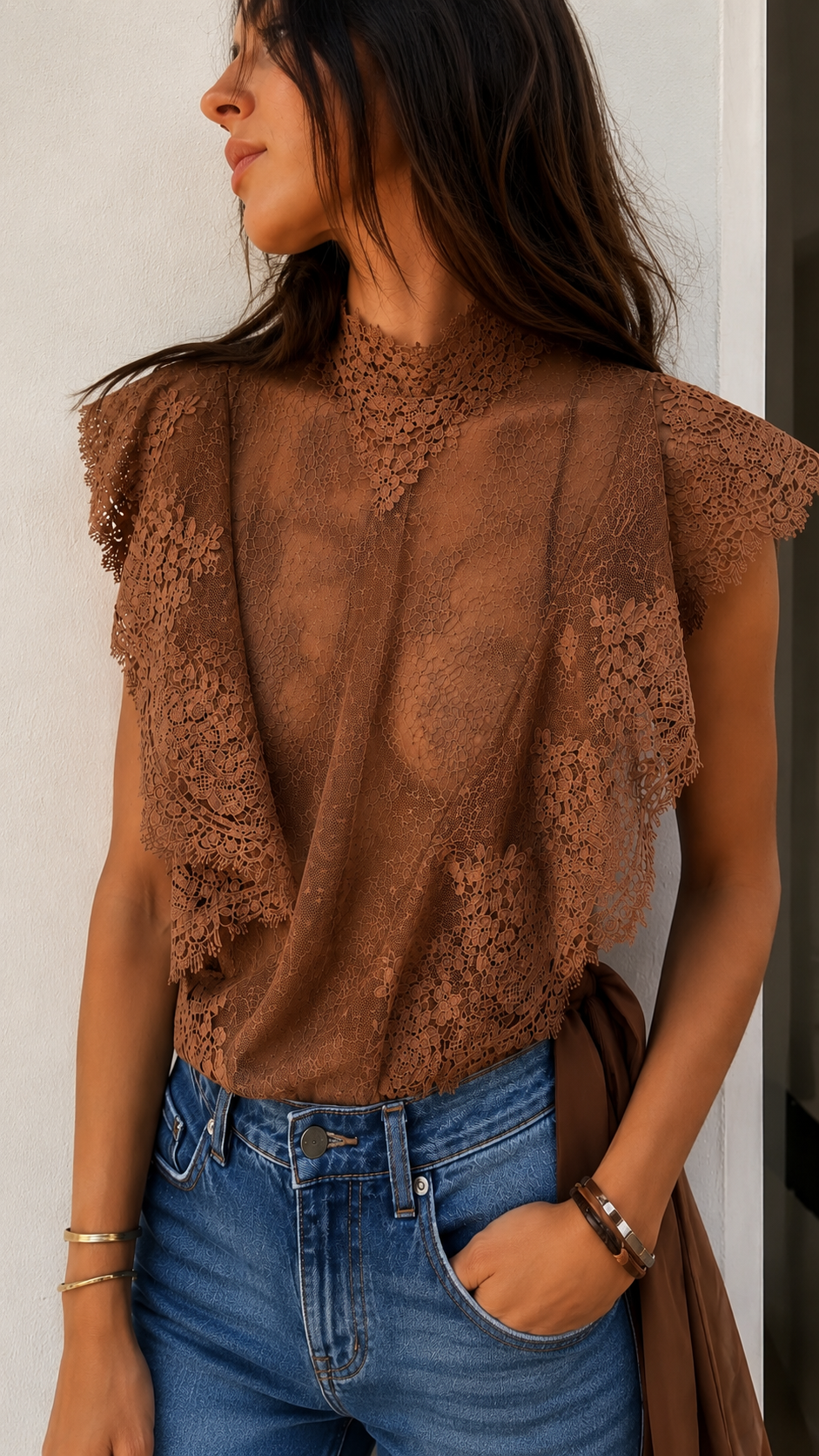 Blusa Macramè
